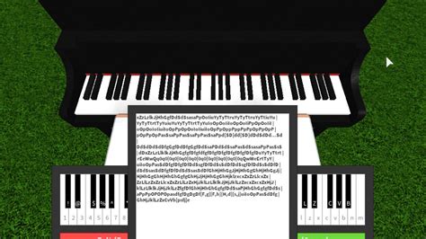 roblox piano sheet music